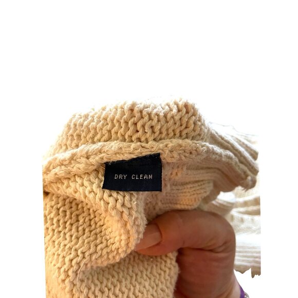 Polo By Ralph Lauren V Neck Sweater Vest Cream Size XXL Y2K Vintage Preppy Retro - Picture 4 of 11